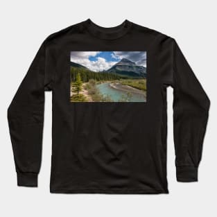 Blue Skies on the Icefields Parkway Long Sleeve T-Shirt